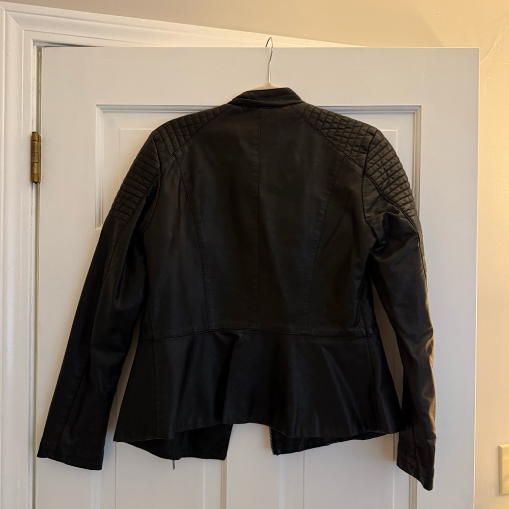 Lulu’s Black Leather Jacket - Picture 4 of 7